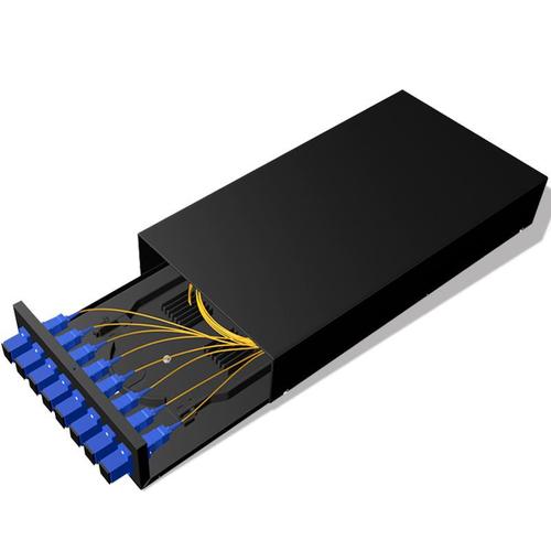 光纤终端盒8口桌面式 st/fc/sc/lc 圆口/方口满配 光缆配线架 接