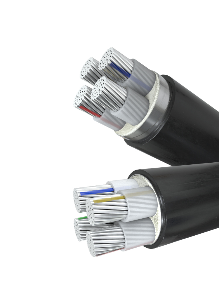 国标铝电缆4芯 35 50 70 95 240平方三相四线四芯电缆线